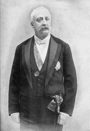 Photographic portrait of Felix Faure in 1896 by Camus