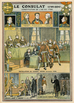 Illustration for " Histoire de France illustree de 88 tableaux en 5 couleurs", 1935 (print)