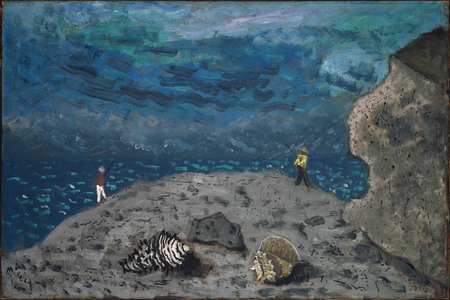 Shells and Fishermen, 1941 (oil on canvas)