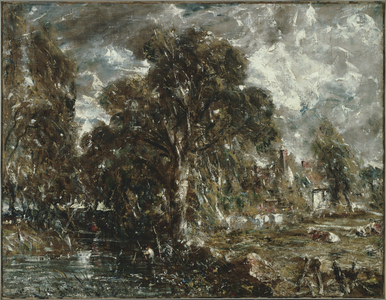 On the River Stour, c.1834-37 (oil on canvas)