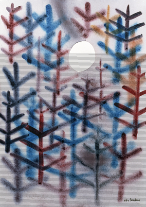 Moonscape, 1988 (w/c)
