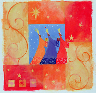 Three Kings, 2001 (acrylic)