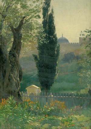 The Garden of Gethsemane (oil on canvas)