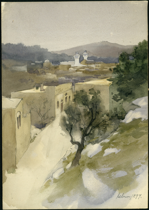 Hebron, 1897 (w/c on paper)