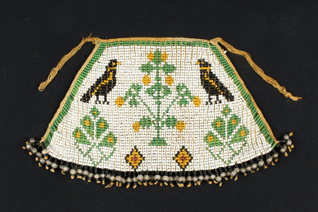 Woman's loin cover, c.1800-20 (glass beads and cordage)