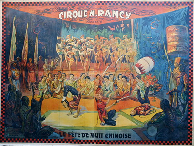 Programme for the 'Cirque N. Rancy', 1934 (colour litho)