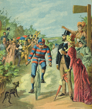 Le vainqueur, 1892 (coloured engraving)