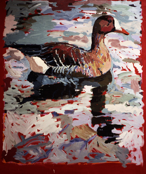 White Fronted Goose, 1978 (oil on canvas)