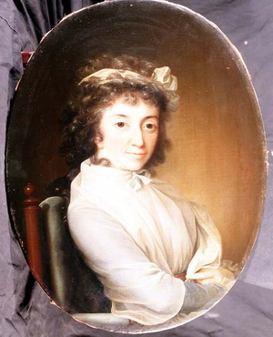 Portrait of a Lady said to be Marie Sophie Frederick of Hesse Kassel