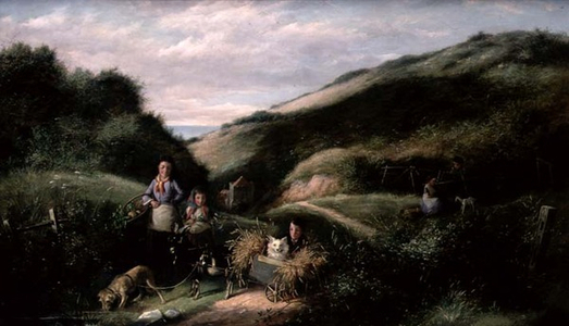 An Easy Ride (oil on canvas)