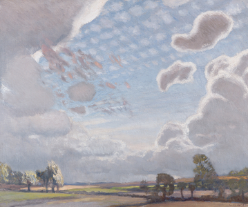 Late Afternoon (oil on canvas)