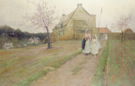 The First Communion, 1891 (oil on canvas)
