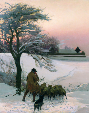 "And Dick the shepherd blows his nail", 1886