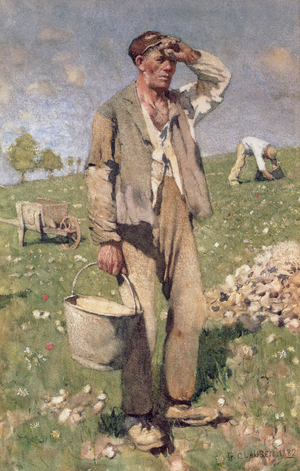Stonepickers (Midday) 1882 (w/c on paper)