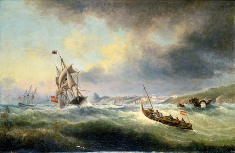 Shipping off the Spanish Coast, 1845