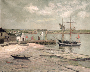 Les Huitrieres, La Trinite-Sur-Mer, Morbihan, 1912 (oil on canvas)