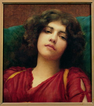 Reverie (Study) (oil on canvas)