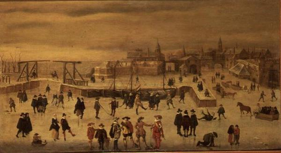 Extensive Frozen River landscape