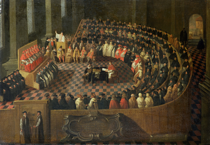 The First Chapter of the 25th Council of Trent, c.1630 (oil on canvas)