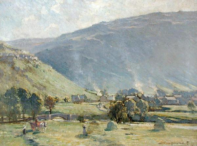 Haymaking, 1917 (oil on canvas)
