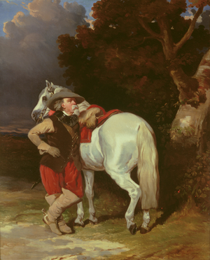 Musketeers's Captain, 19th century (oil on canvas)