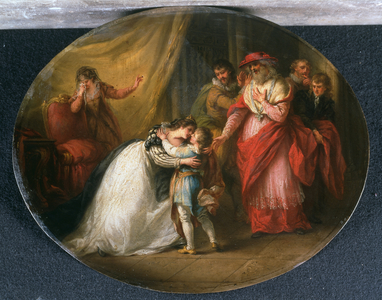 The Succession of Louis XIII (1601-43) (oil on copper)