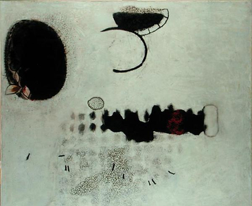 Snow Melts I (oil on canvas)