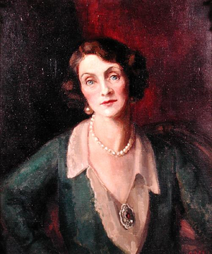 Portrait of Miss Una O'Connor (1880-1959) (oil on canvas)