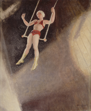 Ella Ardelty at Olympia (oil on canvas)