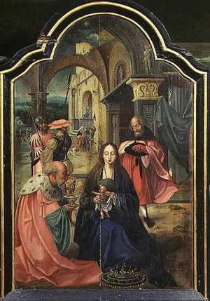 Adoration of the Kings (centre panel)