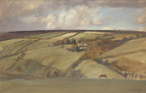 Lanacre House, October (oil on board)