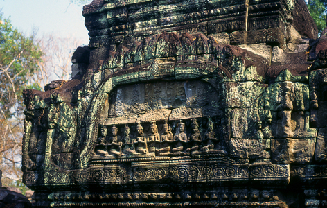 Cambodia: Lintel, Preah Khan, Angkor
