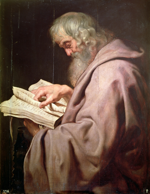 St. Simon c. 1611 (Simon the Zealot or Simon Kananaios).  