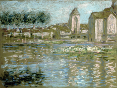 Moret-sur-Loing, c.1890 (pastel)