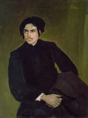 Wyndham Lewis (1882-1957) c.1905 (oil)