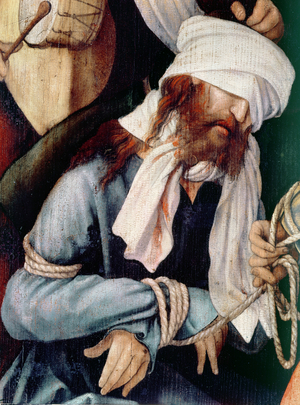Detail of the Mocking of Christ (oil on canvas)