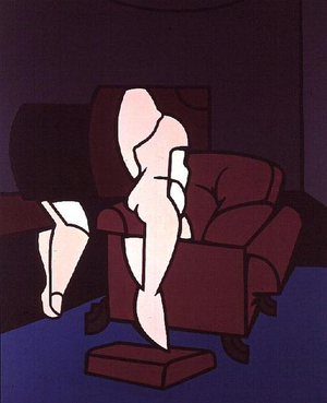 Interno con figura e Poltrona, 1968