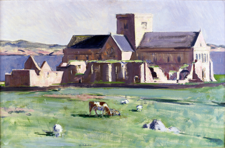 Iona Cathedral, c.1920s (oil on canvas)