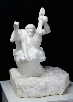 Bacchus with a Vat, 1904 (marble)