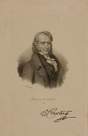 Henri Benjamin Constant de Rebecque (1767-1830) (litho)
