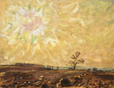 Landscape, 1953 (oil on cardboard)