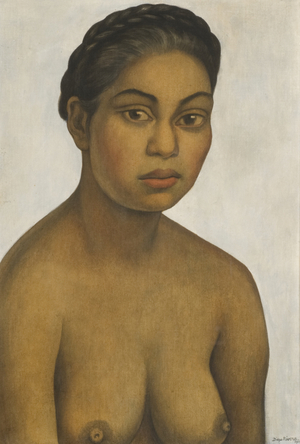 Nieves Orozco, 1939 (gouache on canvas, mounted on panel)