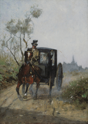 Carriage, c.1881 (oil on canvas)
