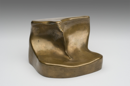 Feuille de vigne femelle (Female Fig Leaf), cast of 1950 copper-electroplated plaster original, 1961 (bronze)