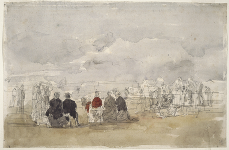 Beach Scene No.2, c.1890 (w/c on paper)
