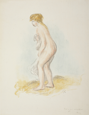 Standing Bather, 1896 (colour litho)