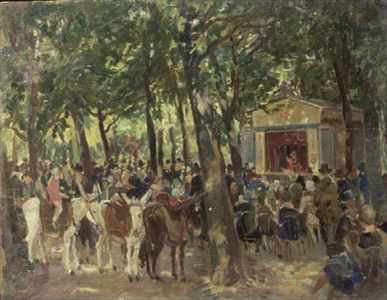 Theatre Guignol, Champs Elysees, Paris, 1924