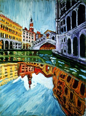 Reflections in a Motor Boat off The Rialto