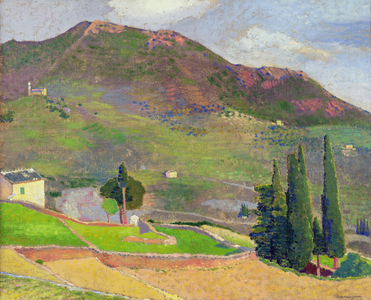 Mont Ste. Victoire (oil on canvas)