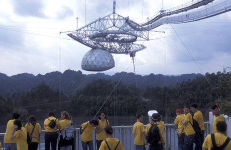 Arecibo Radiotelescope - Puerto Rico - Tourist Tour - The largest radio telescope in the world, 305m diameter antenna. 03 - 200